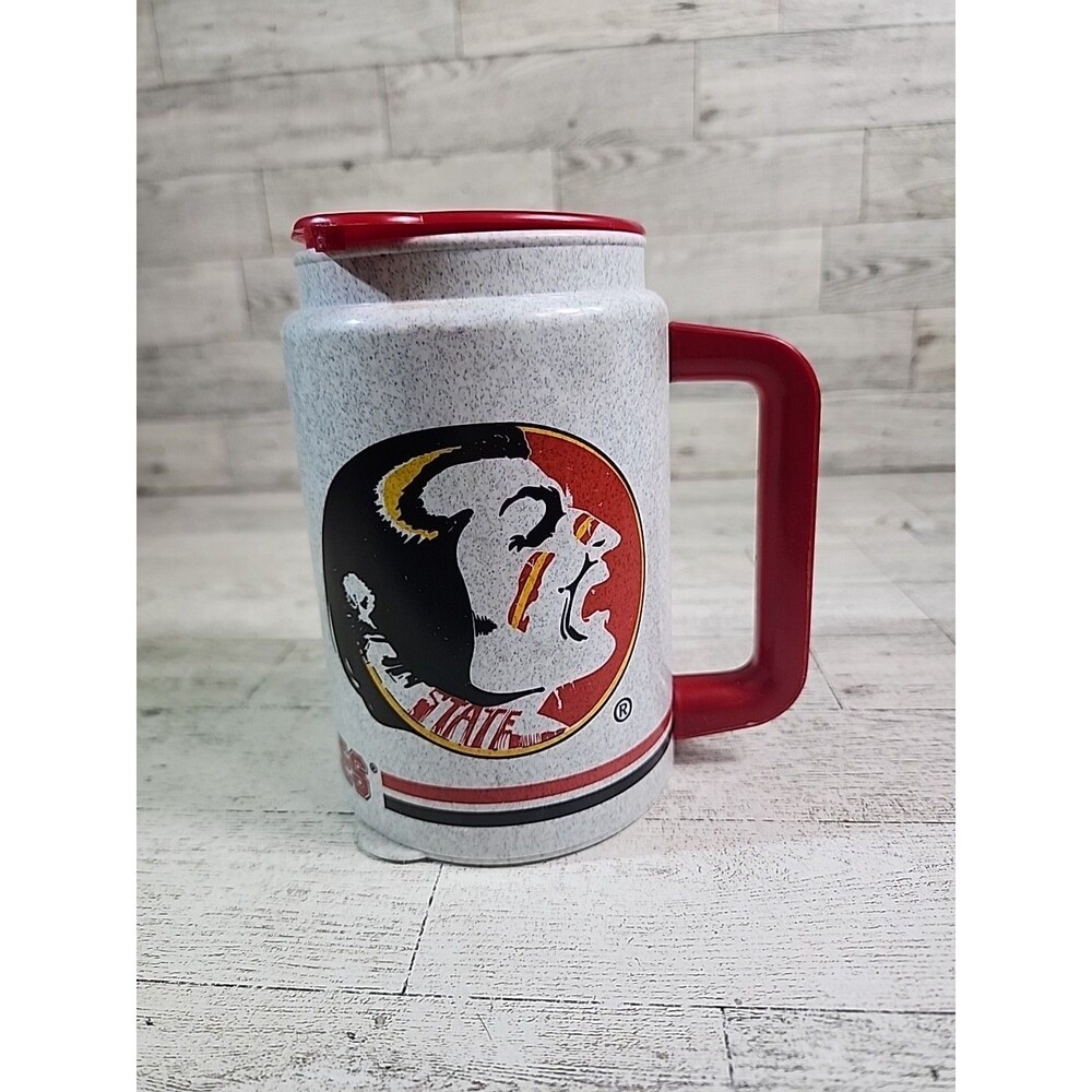 Vintage Florida State Seminoles University Mascot Whirley Travel Mug NCAA Cup